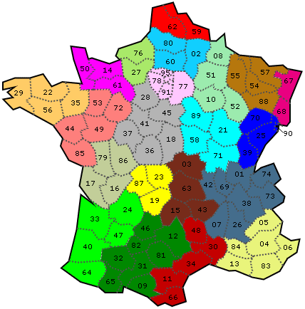 Carte de France